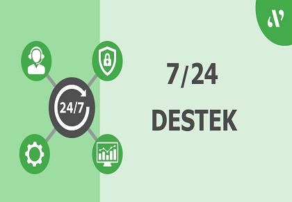 7/24 yazilim desteği muhasebe programı