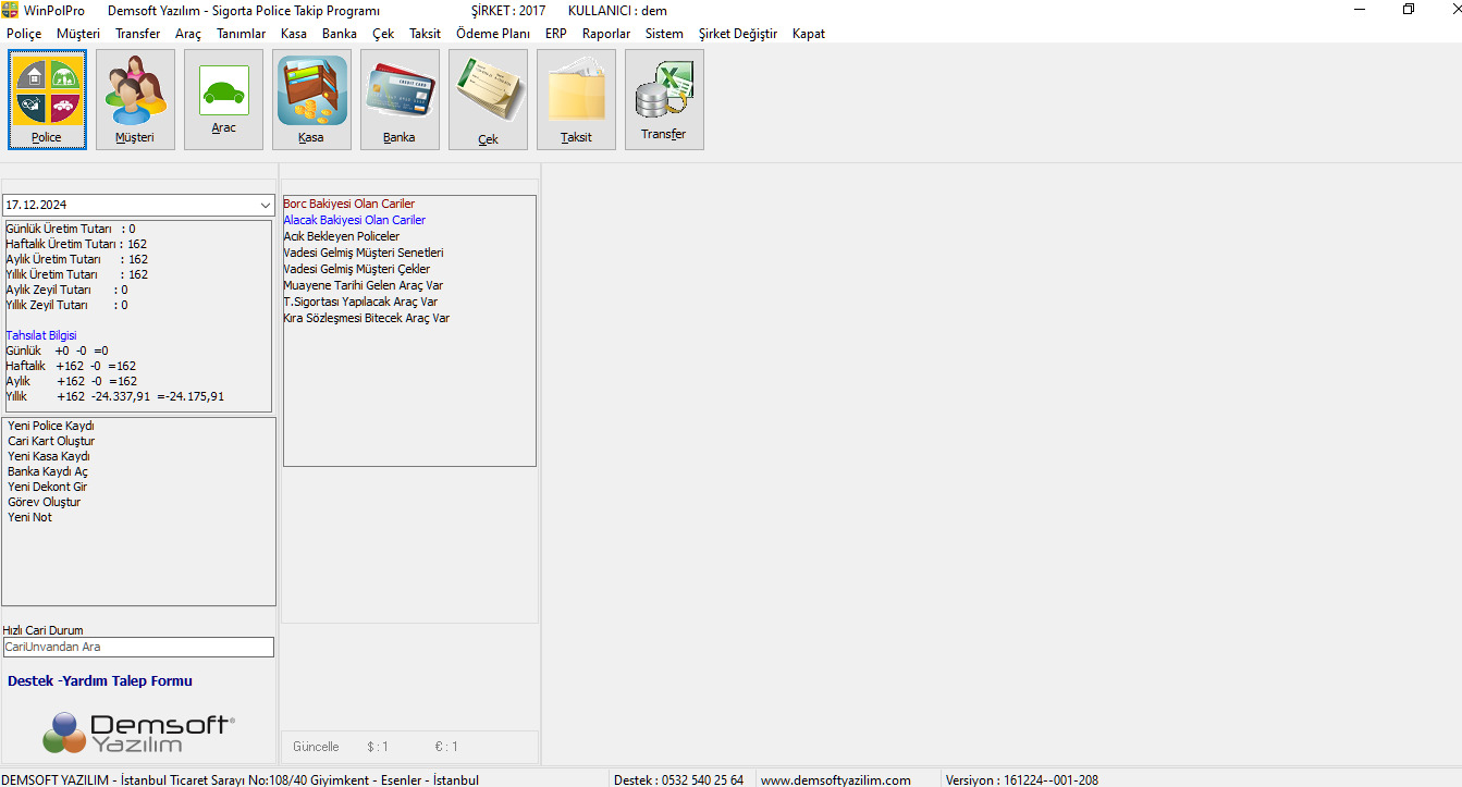 Prolab Laboratuvar Yönetim Sistemi Ekran Görüntüsü